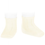 Calzini In Filo Di Cotone Corti Traforati Neonati CONDOR 393 - Condor - LuxuryKids