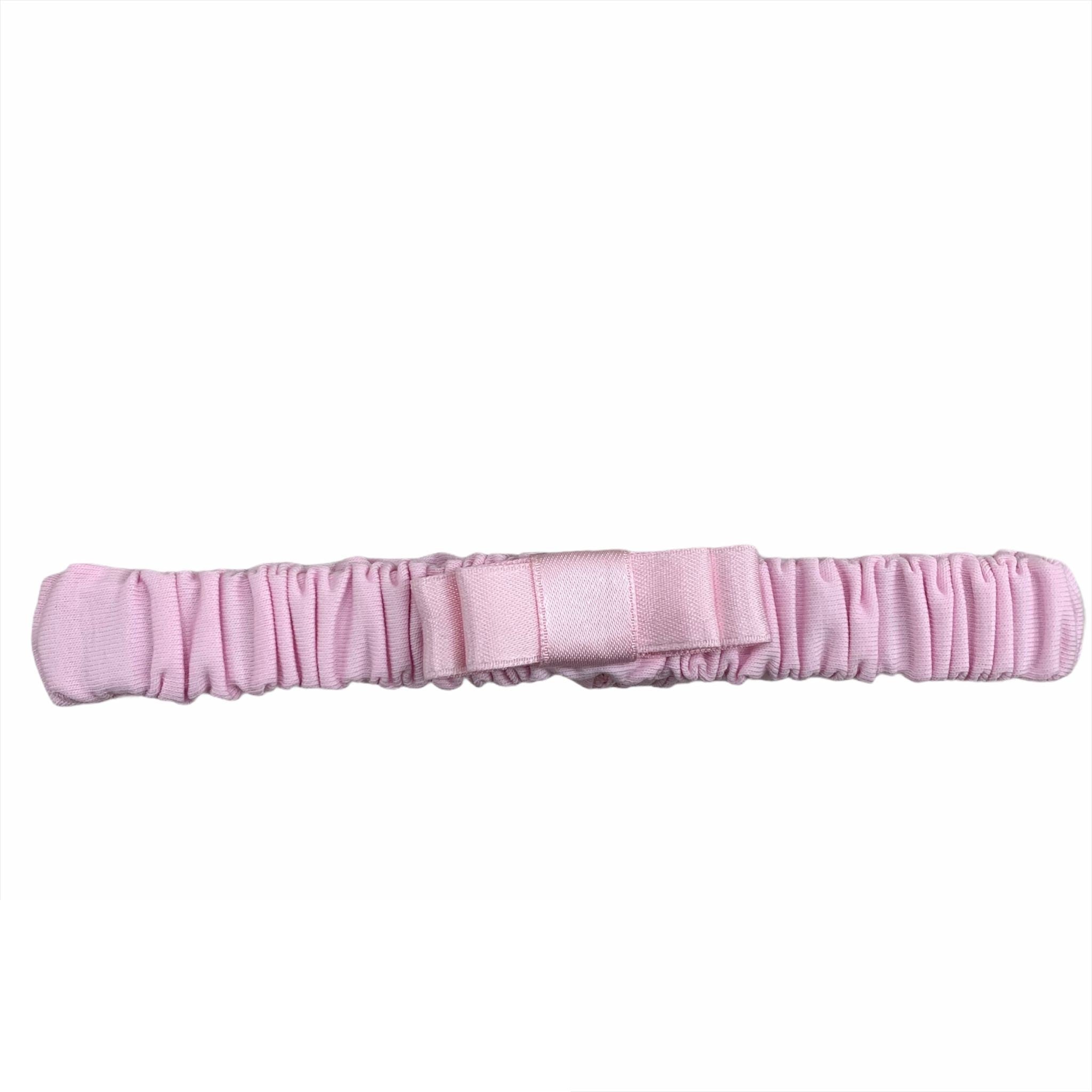 Fascia Elastica In Cotone Rosa Neonata La Sartoria Dei Piccoli LF756 - LA SARTORIA DEI PICCOLI - LuxuryKids