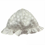 Cappello Elegante In Raso Panna Neonata BUFI B10131C - BUFI - LuxuryKids