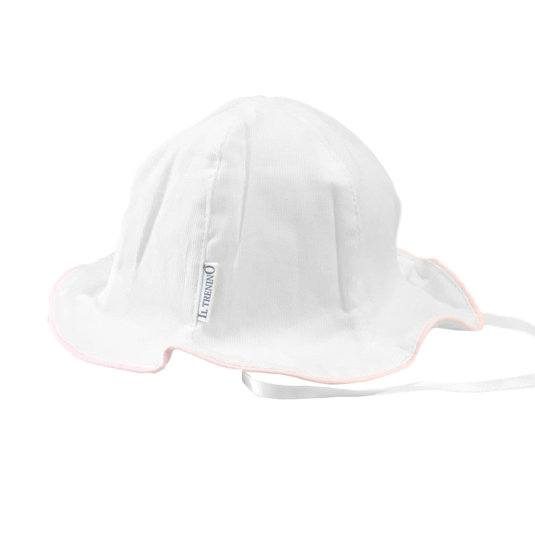 Cappello Pescatore Bambina Bianco Il Trenino PESCATORE5 - IL TRENINO - LuxuryKids