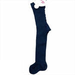 Calza in Filo A Coste Tinta Unita Blu neonati MEIA PATA 2008C - MEIA PATA - LuxuryKids