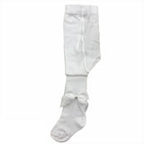 Calza Traforata A Rete Con Fiocco In Cotone Filo Di Scozia Neonata ROMBOLI BET08 - ROMBOLI - LuxuryKids