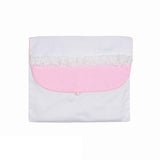 Busta Nascita In Cotone Bianca Con Applicazioni Neonata LA SARTORIA DEI PICCOLI LBU904 - LA SARTORIA DEI PICCOLI - LuxuryKids