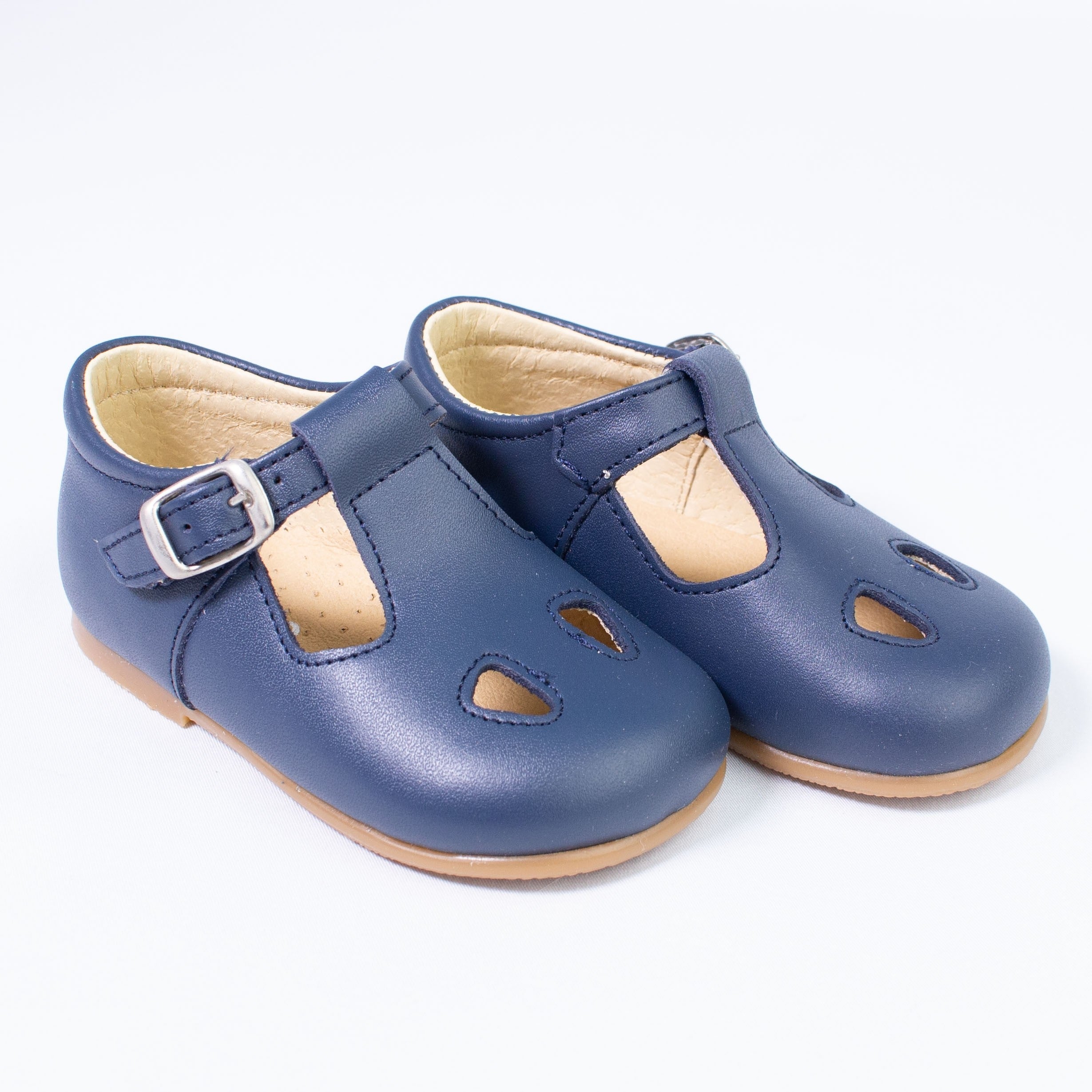 Scarpa In Pelle Modello Con Occhielli E Cinturino Bambino/a RIZITOS B2401 - RIZITOS - Luxury Kids