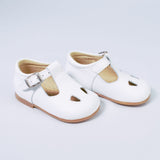 Scarpa In Pelle Modello Con Occhielli E Cinturino Bambino/a RIZITOS B2401 - RIZITOS - Luxury Kids