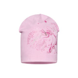 Cappello In Cotone Con Stampa Camaleontica Con Unicorno Bambina BARBARAS TB130 - BARBARAS - LuxuryKids