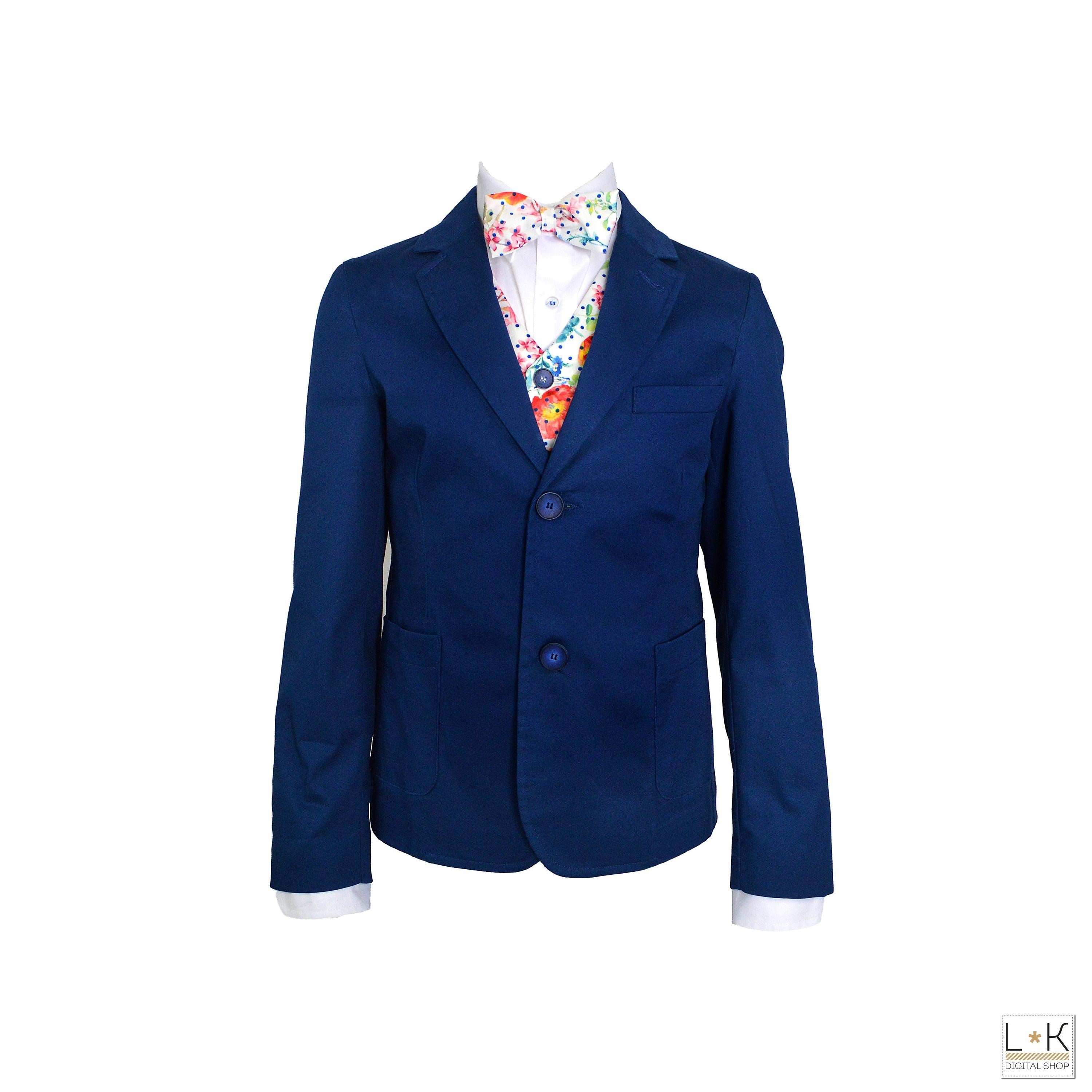 Completo 5 Pezzi Elegante Bambino Blu Bufi M10040A1 - BUFI - LuxuryKids