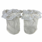 Calzini Corti In Microrete Con Pizzo Bambina STORY LORIS 41274 - STORY LORIS - LuxuryKids