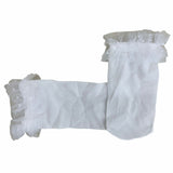 Calzini Corti In Microrete Con Tulle A Pois Bambina STORY LORIS 41366 - STORY LORIS - LuxuryKids