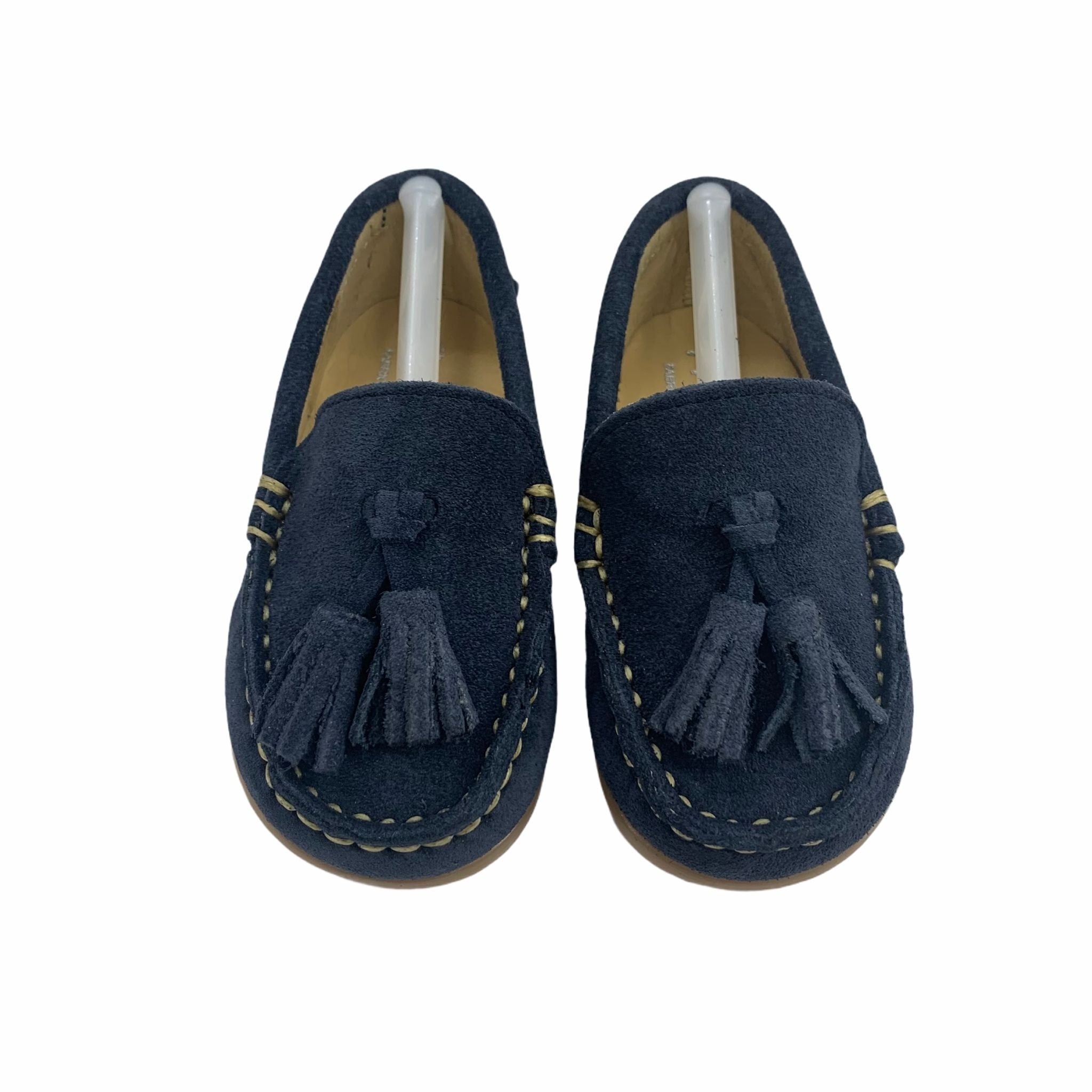 Scarpe Primi Passi Mocassino Camoscio Con Nappine Neonato PANYNO C1805 - PANYNO - LuxuryKids