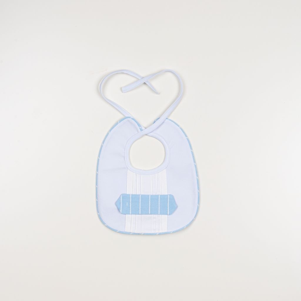 Bavetta In Cotone Bianco Neonato LA SARTORIA DEI PICCOLI LB908 - LA SARTORIA DEI PICCOLI - LuxuryKids