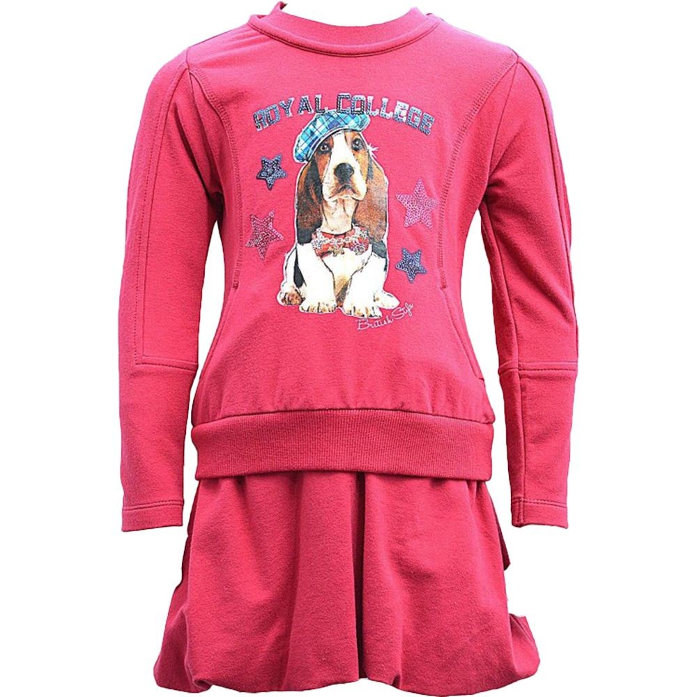 Abito Fucsia Bambina Sarabanda D420 - SARABANDA - LuxuryKids