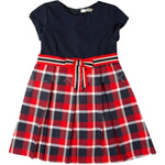 Abito mezza manica Scozzese Bambina Dr KID 415 - DR.KID - LuxuryKids