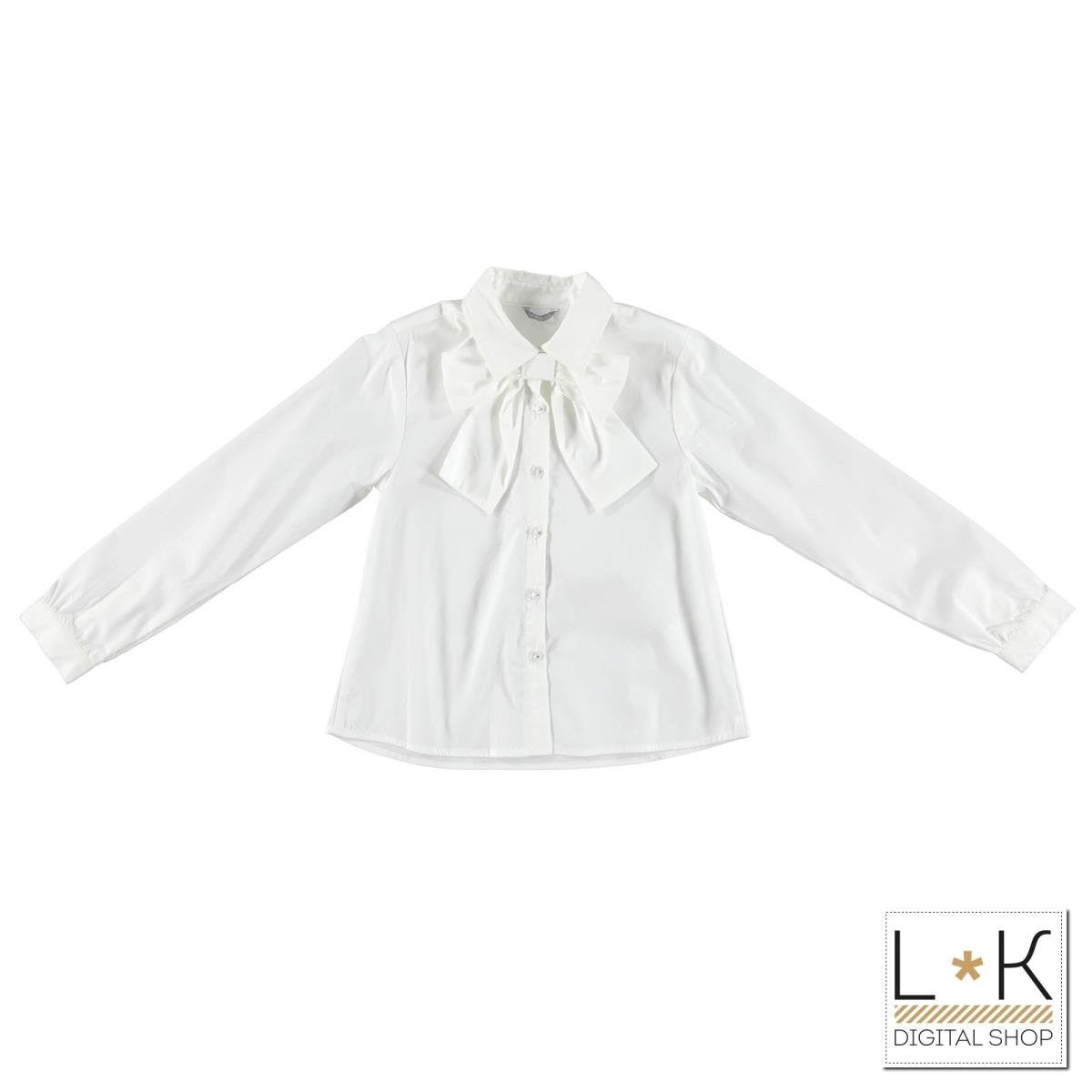 CAMICIA CON FIOCCO RAGAZZA - SARABANDA - LuxuryKids
