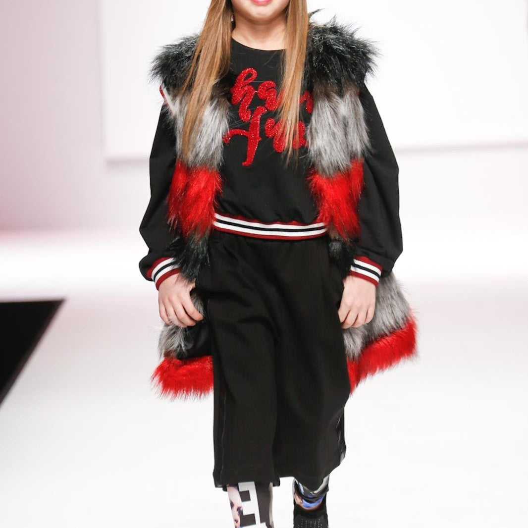 FELPA CHIUSA CALDO COTONE RAGAZZA FUN&FUN FNJST9722-02 - FUN&FUN - LuxuryKids