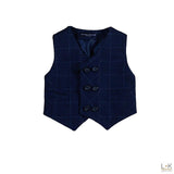 GILET ELEGANTE IN TESSUTO NEONATO - MANUELL&FRANK - LuxuryKids