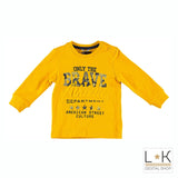 Girocollo con Stampa Bambino Senape Sarabanda R831 - SARABANDA - LuxuryKids