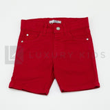 Pantalone Corto In Cotone Elasticizzato In Tinta Unita Neonato Dr Kid DK505 - DR.KID - LuxuryKids