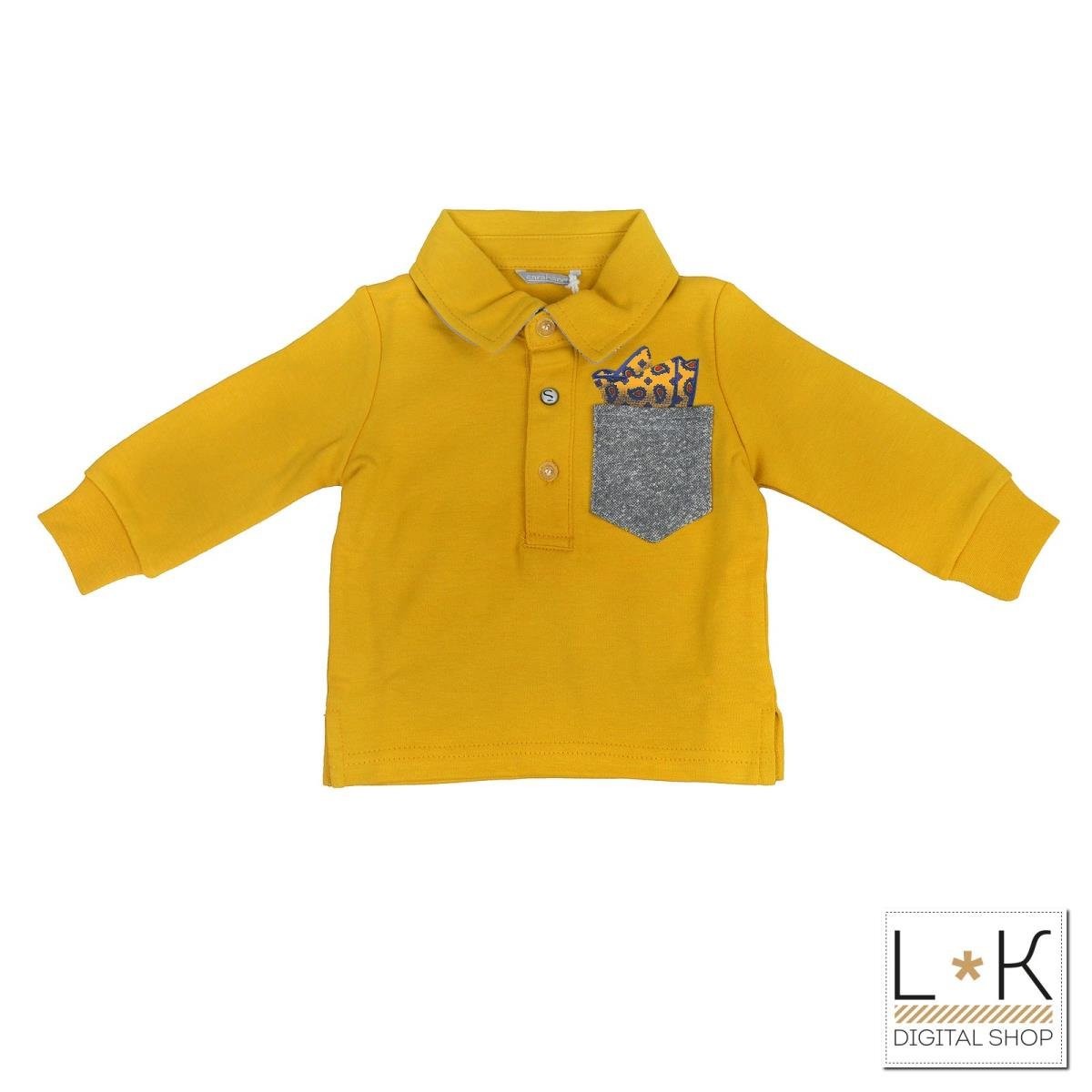 POLO CALDO COTONE BAMBINO SARABANDA T130-01 - SARABANDA - LuxuryKids