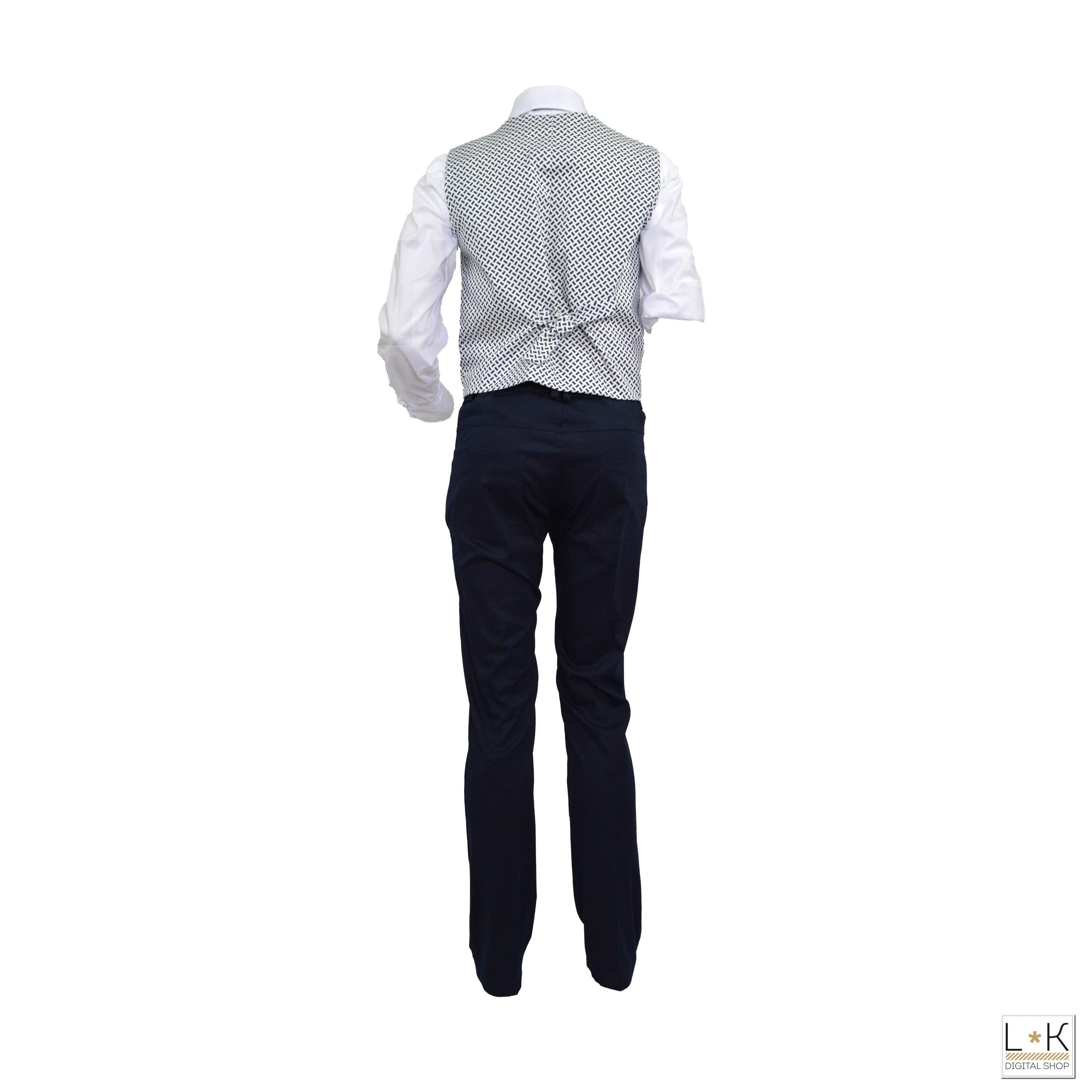 Completo 4 Pezzi Elegante Bambino Blu Bufi M10066Y1 - BUFI - LuxuryKids