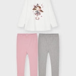 Completo 3 Pezzi Con 2 Leggings E Maxi Maglia Bambina MAYORAL 4746 - MAYORAL - LuxuryKids