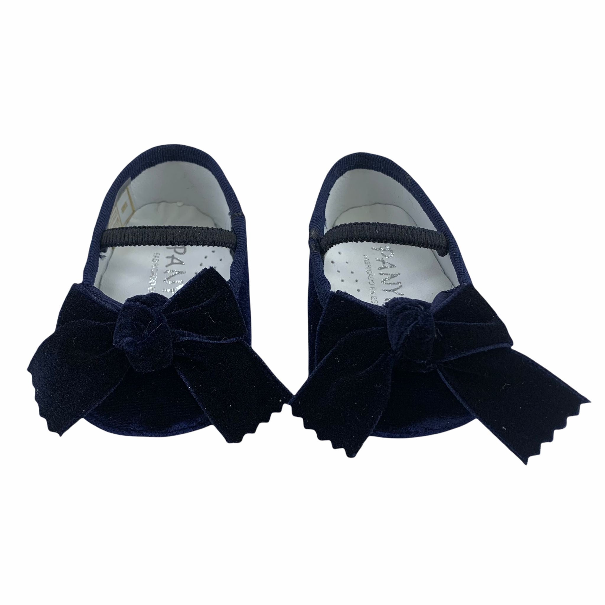 Scarpe Da Culla Ballerine Velluto Neonata Panyno A2903 - PANYNO - LuxuryKids