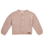 Cardigan In tricot Con Mini Motivo in Rilievo Neonato-a Condor 55201 - Condor - LuxuryKids