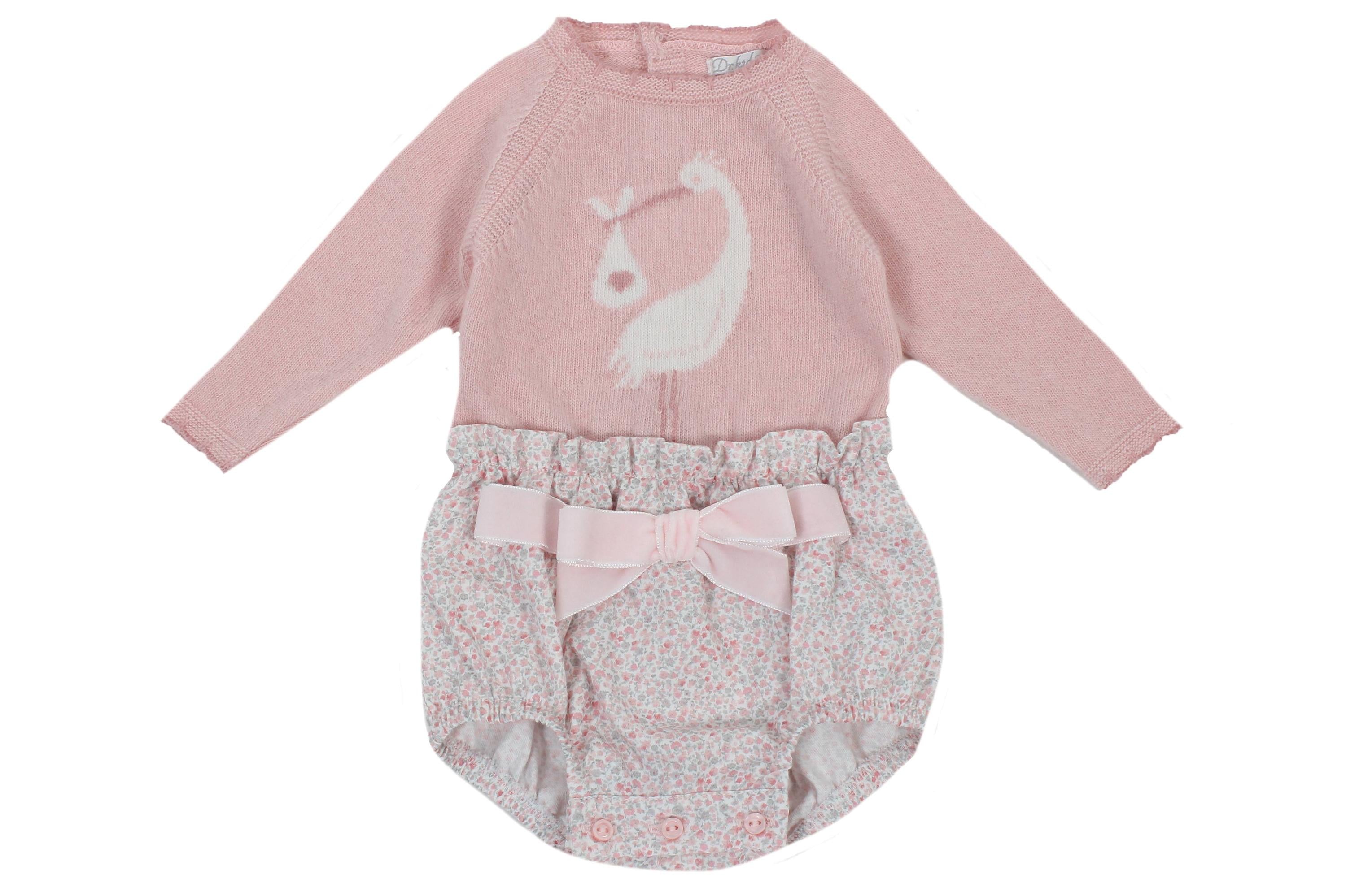 Pagliaccetto In Misto Lana Maniche Lunghe Neonata Dr.Kid DK122 - DR.KID - LuxuryKids