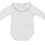 Body in Caldo Cotone con Collo Volante Neonata Dr.Kid DK197 - DR.KID - LuxuryKids