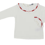 Maglia in Caldo Cotone con Rouge Neonata Dr.Kid DK377 - DR.KID - LuxuryKids