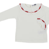 Maglia in Caldo Cotone con Rouge Neonata Dr.Kid DK377 - DR.KID - LuxuryKids