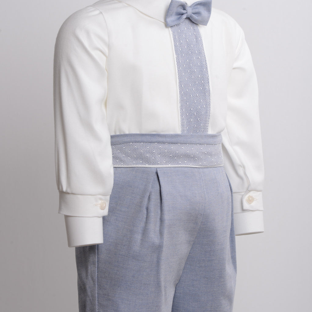 Pagliaccetto Due Pezzi In Caldo Cotone Neonato Ponto por Ponto 5730 - PONTO POR PONTO - LuxuryKids