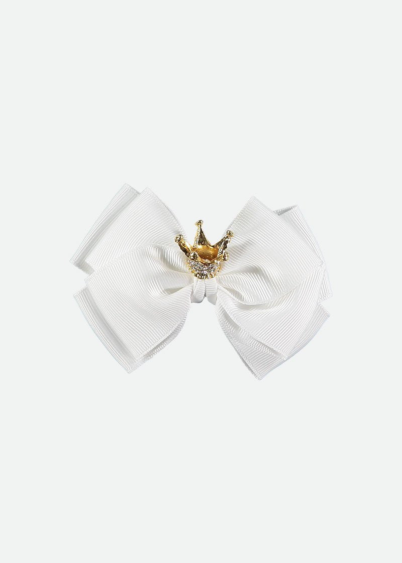 Pinzetta Con Fiocco Con Corona Bambina Angel's Face BIGBOW - Angel's Face - LuxuryKids