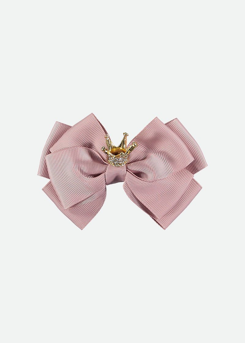 Pinzetta Con Fiocco Con Corona Bambina Angel's Face BIGBOW - Angel's Face - LuxuryKids