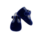 Scarpa Da Culla Con Cinturino In Velluto Neonato Indice 323 - INDICE - LuxuryKids