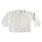 Cardigan In Misto Lana a Maniche Lunghe Neonata Granlei 2507CA - GRANLEI - LuxuryKids