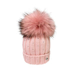 Cappello In Misto Lana Con Strass E Pompon In Murmasky Neonata FURFANTE CT3444A - FURFANTE - LuxuryKids