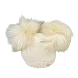 Cappello In Misto Lana Con Doppio Pompon Neonato-a FURFANTE CT0468A - FURFANTE - LuxuryKids