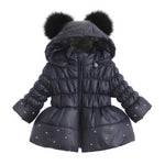 Giubbotto Imbottito con Cappuccio Blu Neonata BUFI B4125A - BUFI - LuxuryKids