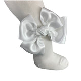 Calza In Caldo Cotone Con Fiocco In Raso Bambina MEIA PATA 2057 - MEIA PATA - LuxuryKids