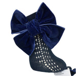 Calza Lunga In Caldo Cotone Con Fiocco In Velluto Bambina MEIA PATA 1095 - MEIA PATA - LuxuryKids