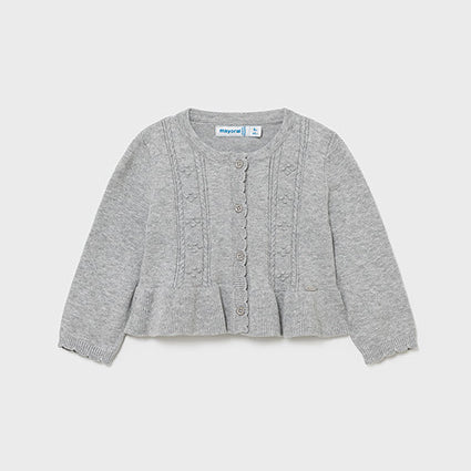 Cardigan Caldo Cotone Neonata Mayoral 2387 - MAYORAL - LuxuryKids