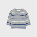 Maglioncino Grigio In Caldo Cotone Neonato Mayoral 2370 - MAYORAL - LuxuryKids