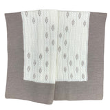 Copertina In Lana 100% Con Trecce Neonato-a CREAZIONI LUANA 7020 - CREAZIONI LUANA - LuxuryKids