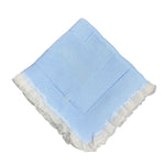 Coperta Corredino In Filo Di Cotone Con Tulle Neonati GRANLEI 610 - GRANLEI - LuxuryKids