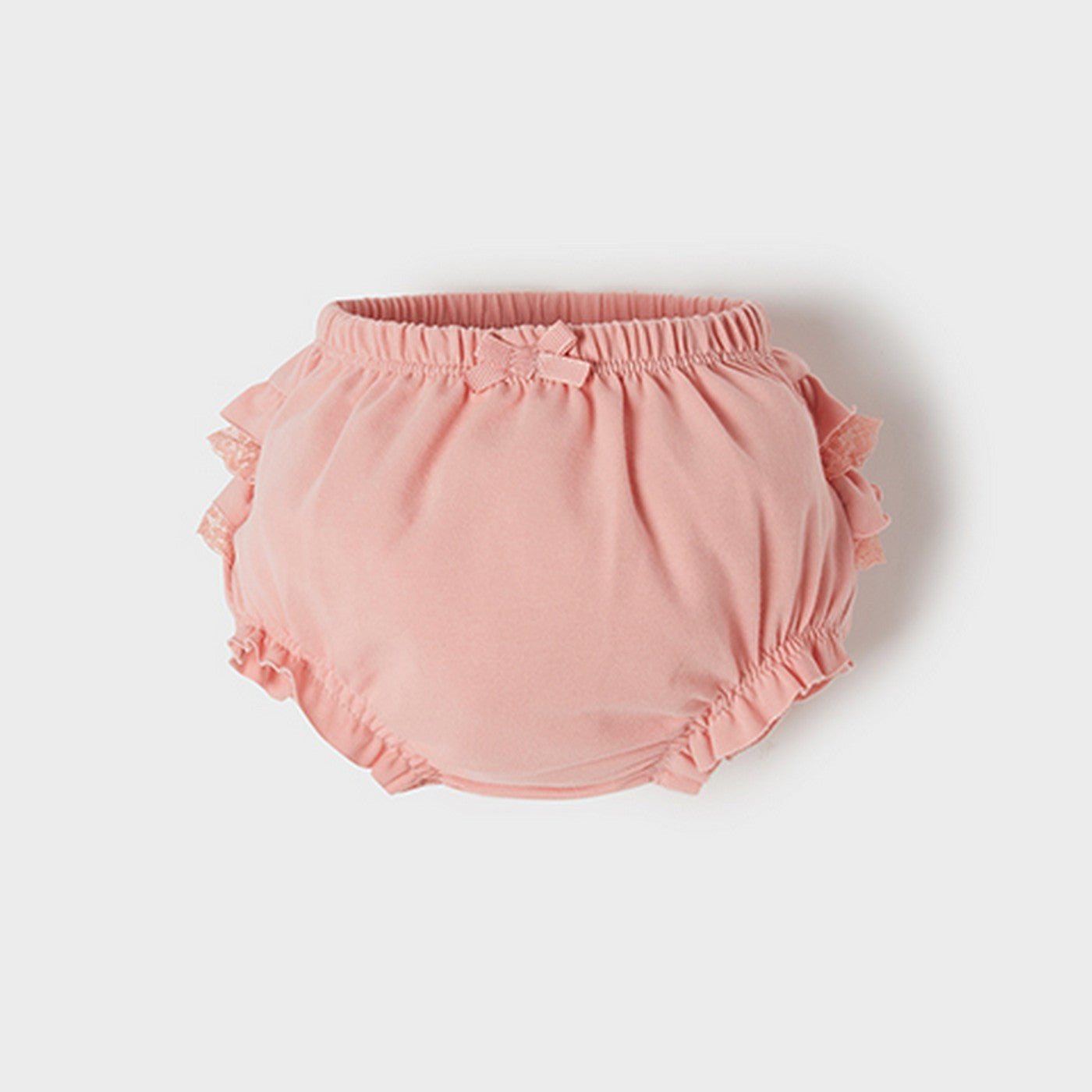 Culotte In Cotone Con Rouches Sul Retro Neonata MAYORAL 9464 - MAYORAL - LuxuryKids