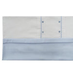 Coperta Imbottita Sfoderabile In Cotone Bianca E Celeste Neonato NINNAOH E22COP211I - NINNAOH - LuxuryKids