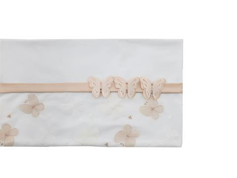 Coperta Imbottita Sfoderabile In Cotone Con Farfalle Neonata NINNAOH E22COP20I - NINNAOH - LuxuryKids