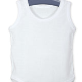 Body Smanicato Spalla Larga In Cotone Bianco Neonato-a Unisex CALAMARO 1403 - CALAMARO - LuxuryKids