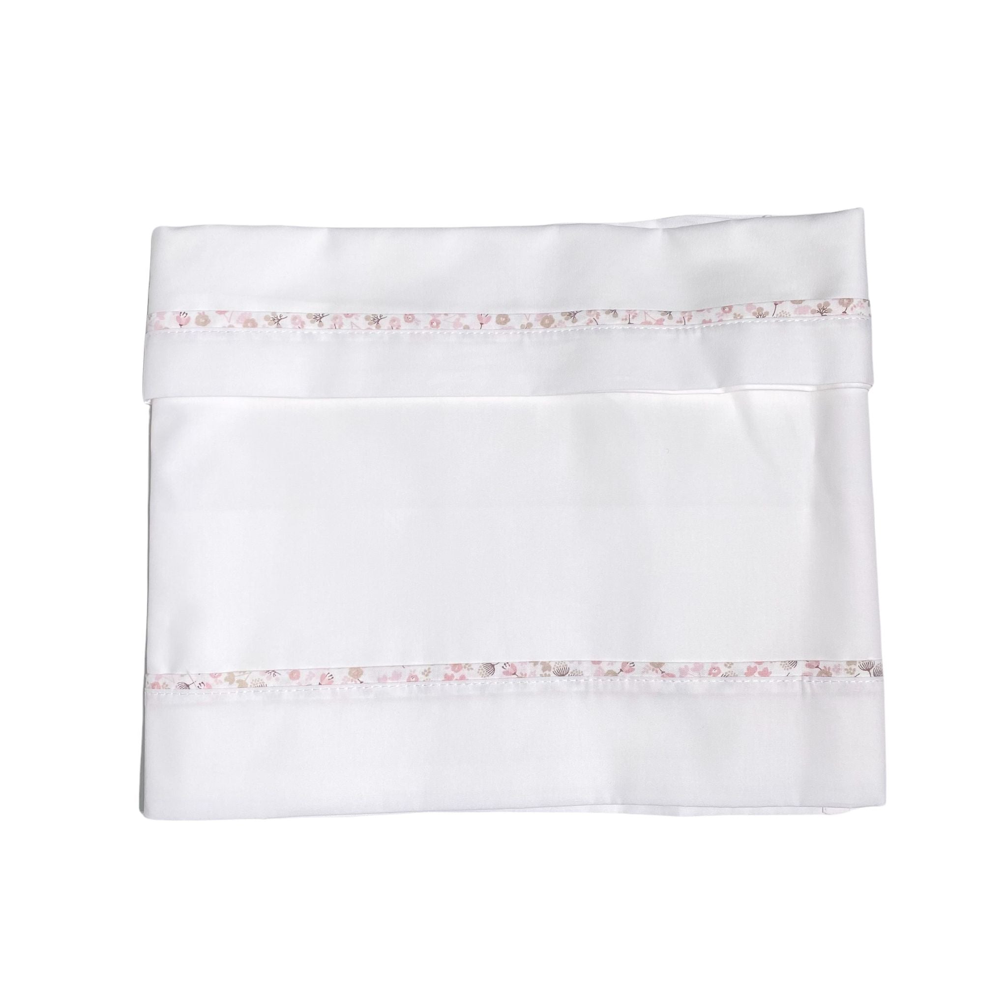 Lenzuolino Per Carrozzina In Cotone Panna Neonata TETO E TATTA LN1680 - TETO E TATTA - LuxuryKids